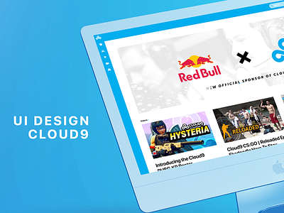 Cloud9 Website concept cloud9 concept design esport ui ux website