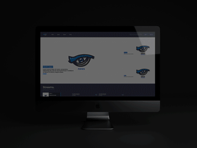 Team IPS animation app concept design esport graphic ui ui ux web website