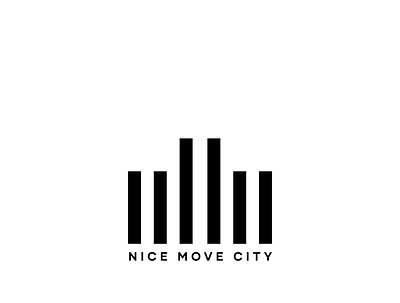city logo abstract city design digital illustration logo man minimal modern town