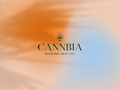 Cannbia Logotipo brand identity branding cannabis cannbia cbd cosmetics design esthetic seed weed