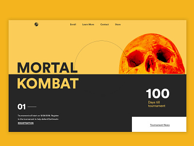 Mortal Kombat UI animation app branding clean concept dashboard design icon illustrator interaction interface ios iphone logo mortal kombat store ui ux web