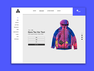 UI Palace branding cart clothes dashboard design fashion font illustration interaction ios iphone palace photo store typography ui ux web website