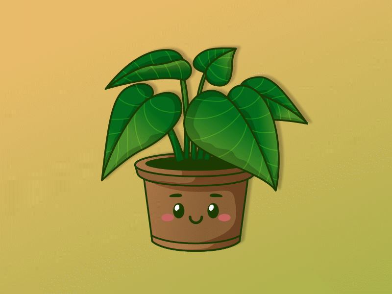 Cute Plant animated cute illustration vector illustration