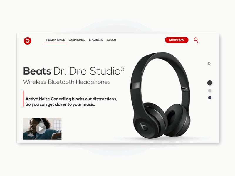 Beats Ui animation app branding design illustration type typography ui ux website