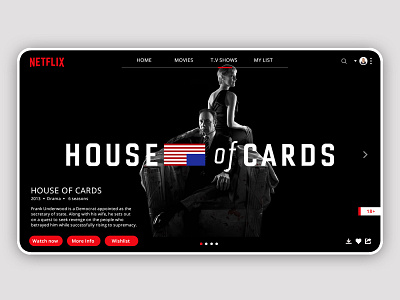 Netflix Landing Page 2d adobe xd app branding design flat illustrator typography ui ux web website