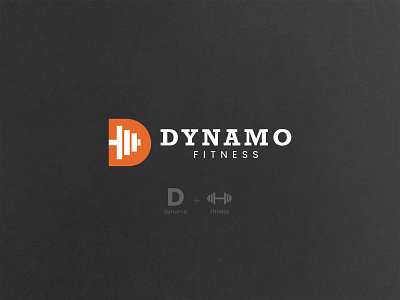 Dynamo Fitness Logo branding design illustration illustrator logo photoshop typography ui vector web website