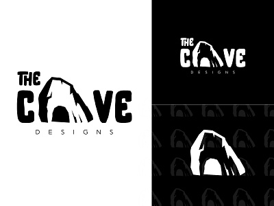 Cave Logo 2d app art branding design illustration logo minimal typography vector