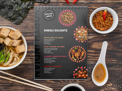 Restaurant Menu Card Design - Print By Paruchure Ramarao On Dribbble