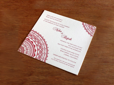 Wedding Invitation Design - Print