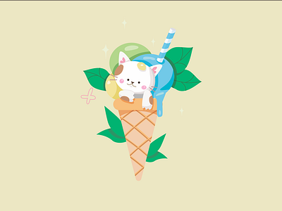 Cute sticker illustration illustrator sketch