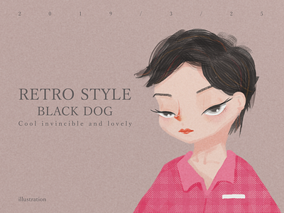 Retro style design illustration retro style ui