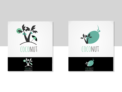 coconut branding design icon logo logodesign typography vector