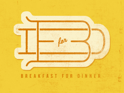 BFD breakfast mark type yellow