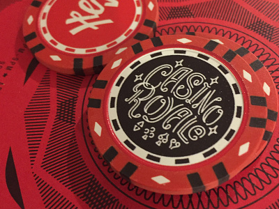 Casino Royale Chips casino hand lettering lettering poker chips type vegas