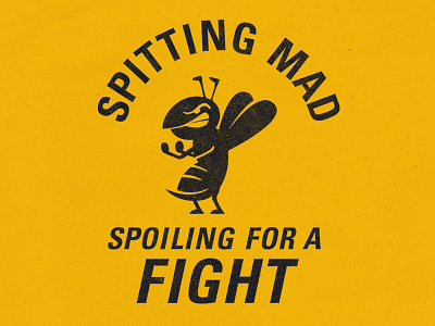 Spoiling for a Fight bananas insect spitting sting venom yellow