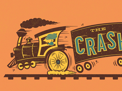 The Crash at Crush ed roth engineer railroad rat fink trains
