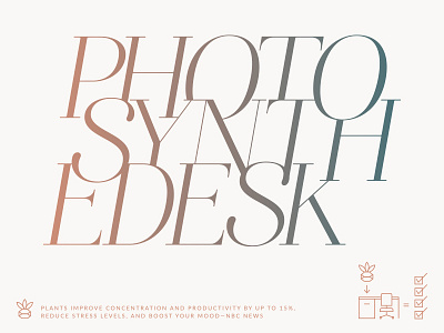 Photosynthedesk