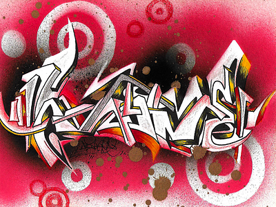Manee5 design graffiti graffitiart handrawn typography
