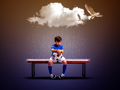 Had A Bad Day 2d 3d art bird birds character clean cloud colors concept creative design digital dribbble graphic design illustration illustrations illustrator light photoshop