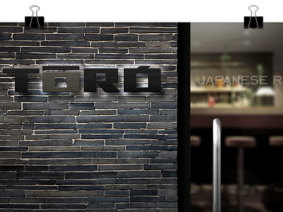 Taro Interior Design branding environmental design interior design signage type typography