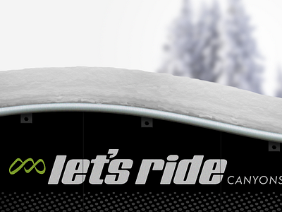 Let's Ride Terrain Park Rail Set identity logo typography