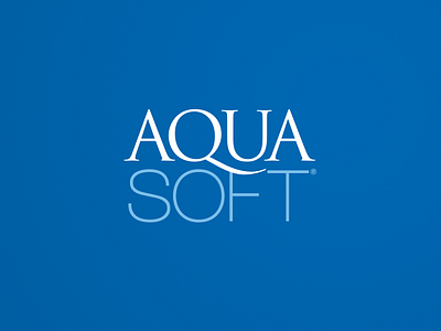 Aquasoft Wordmark identity logo typography