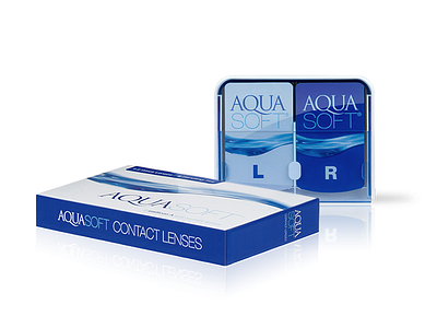 Aquasoft 30 Day Flatpack Packaging packaging