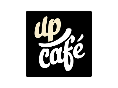 Up Cafè identity logo