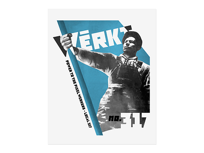 Wērkt (Constructivist) identity logo parody