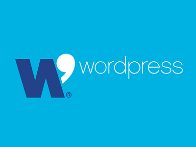 Modern Re-Brand of Wordpress Platform (Light Blue) branding identity rebranding