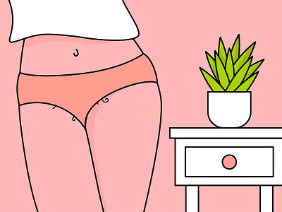 Do You bush drawing female health illustration plant power pubes undies vagina vector woman
