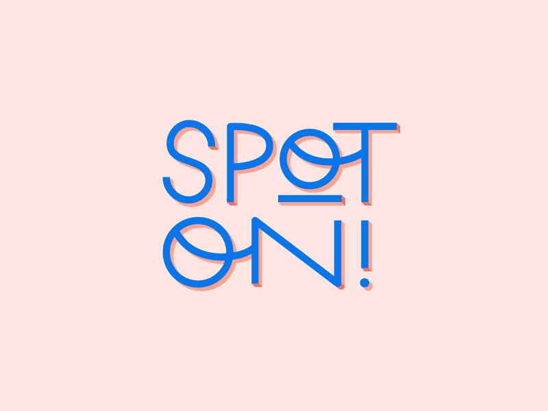 Spot On! typography lettering horoscope scorpioseason scorpio witchy 30daychallenge practice illustration drawing
