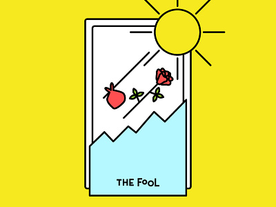 The Fool 30daychallenge drawing fortune future icon illustration journey psychic spiritual tarot thefoot witchy