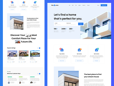 Exploration | Real Estate Website Concept graphic design home house mobile design property real estate ui user experience user interface ux web design