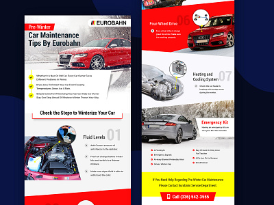 Eurobahn car design infographic typography
