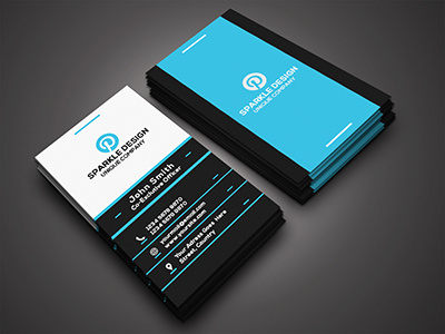 Business Card 300 dpi bc black blue business card card corporate business card creative business card green print vc visiting card