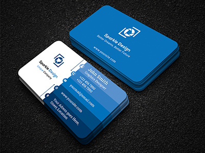Corporate Business Card 300 dpi bc black blue business card card corporate business card creative business card green print vc visiting card