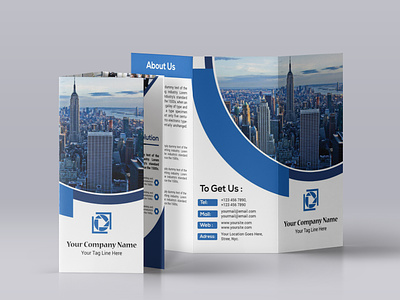 Tri Fold Brochure ad advert advertisement advertising agency business clean corporate corporate brochure creative food health leaflet magazine medical modern multipurpose photoshop print ready product sheet
