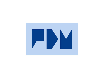 PDM Logo Design branding design geometric graphicdesign illustration logo logodesign logotype modern ribbon simple technology typography vector