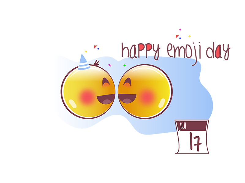 Happy Happy World Emoji Day π celebrate inspiration illustration 17 jul happy day emoji