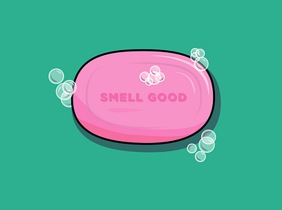 Smell Goody adobe adobe illustrator design graphic green illustration illustrator illustrator design soap vector vector art