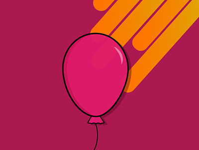 Balloon UP! adobe adobe illustrator balloon design graphic illustration illustration design illustrator vector vector art