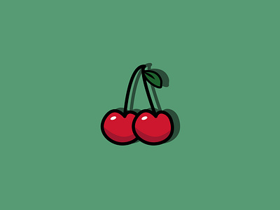 The Cherry on top. adobe illustrator cherry design graphic illustration illustration design illustrator vector vector art