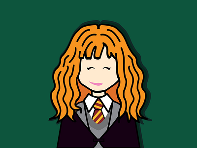 Hermione! adobe harry potter hermione illustration illustrator