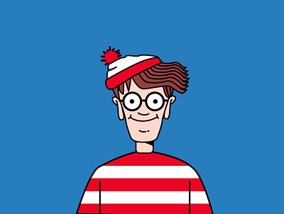 Where's Waldo ? adobe illustrator design graphic illustration illustrator illustrator design vector waldo