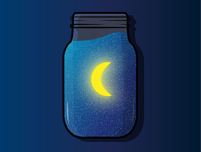 Moon Jar adobe illustrator art design graphic illustration illustrator moon vector vector art