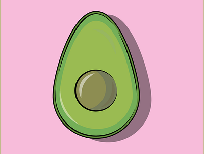 All we need is a toast. adobe avocado color illustration toast