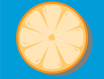 Stock up on vitamin C adobe blue fruit illustrator orange
