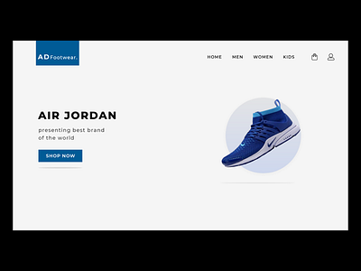 FOOTWEAR STORE air jordan football footwear footwear design landing page nike air nike shoes shoe store shoes shoes app web webdesign websites