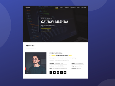 web developer portfolio